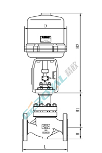 ZRHP电动单座调节阀 (配引进型381执行器)