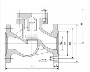 H41W/H41H升降式止回阀 (PN1.6MPa～PN6.4MPa) 